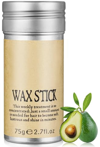 LOPHE Hair Wax Stick, Starker Halt Haarwachs Stick, Anti-Frizz Wax Stick for Hair, Styling Haar Wax Stick für Flyaways Haar, Leicht Auswaschbar, für Männer und Frauen Aller Haartypen - 75 g