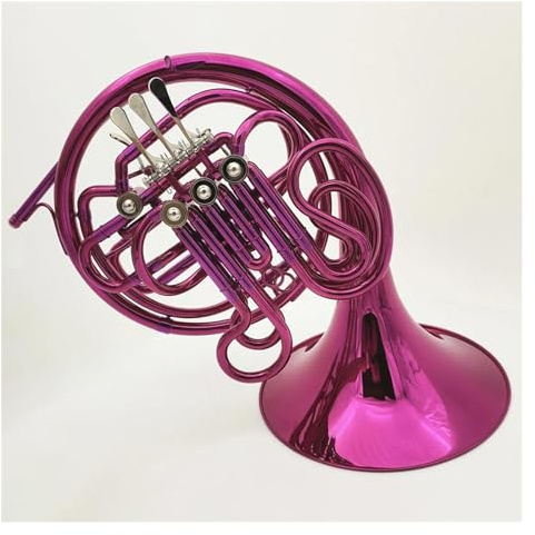 Professionelle Waldhorn Bb/F Doppel-Waldhorn, 4 Tasten, Integrierte Glocke, Waldhorn-Musikinstrumente Mit Koffer