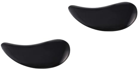 SOLUSTRE 2stücke Horn Scraping Plate Hochwertiges Massagewerkzeug Für Gesicht Und Körper Tragbares Gua Sha Tool Aus Natürlichem Ochsenhorn Sanfte Hautpflege Für Akupressur Und Massage