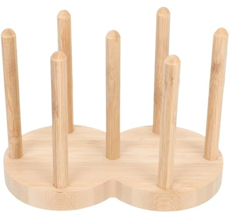 WOONEKY Portabicchieri Per Uso Domestico Dispenser Di Bicchieri Di Carta in Legno Pratici Organizzatori Di Bicchieri