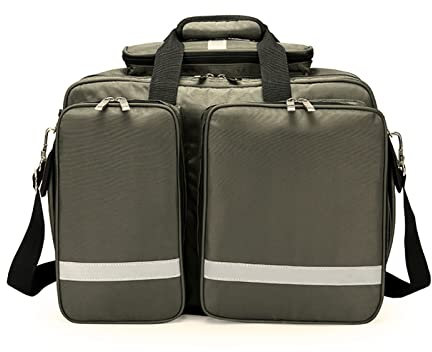 Erste-Hilfe-Rucksack-Tasche, leer, Notfallhelfer-Trauma-Tasche, leer, professionelle große Erste-Hilfe-Tasche, Erste-Hilfe-Tasche für den Notfall, ideal für EMT, EMS, Sanitäter