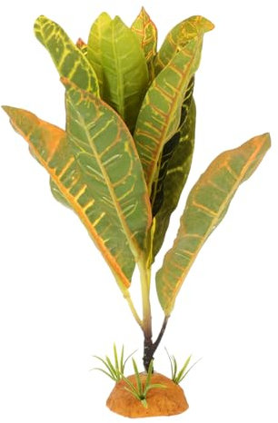 HAPINARY Künstliche Terrarienpflanze Für Reptilienbecken Aquarium Simulierte Pflanze Aus Harz Und Kunststoff