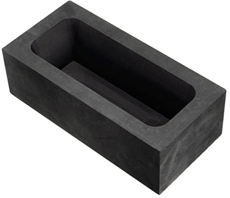 Tofficu Hochreine Graphit Schmelzform Metallgießform Mit Temperaturbeständigkeit Für Labor Handwerksanwendungen Vielseitig Als Tiegel Und Barrenform Geeignet