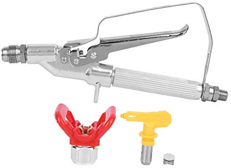 Aerografo ergonomico per spruzzatore di vernice G1/4 pollici in acciaio inossidabile ad alta pressione per strumenti hardware