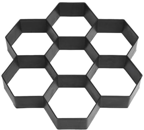 YUCHUANGYE Moldes para Cemento Molde for pavimento de plástico for jardín, Modelo de pavimento, losa de hormigón, Molde de Cemento, ladrillo Moldes Hormigon Impreso(B)