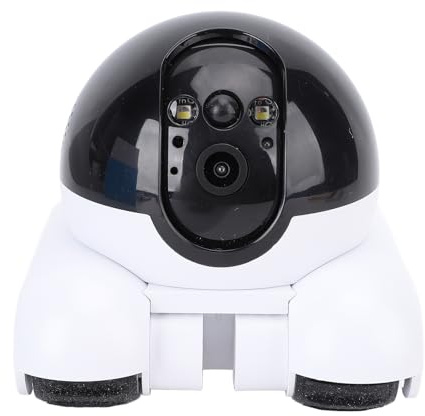 Robot de Caméra 1080p 2MP, Caméra pour Animaux de Compagnie Mobile Intérieure avec Application de Téléphone, Conversation Bidirectionnelle, pour Chiens de Chats