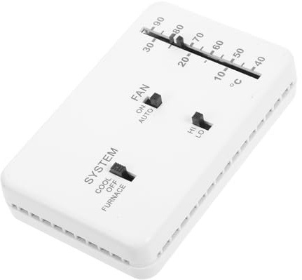 OSALADI Wohnmobil-Thermostat Weißer Tragbarer Thermostat Für Wohnmobil-klimamanagement Wohnmobil-temperaturregler Wohnmobil-heizregler Kühlregler Wohnmobil-temperaturregelung