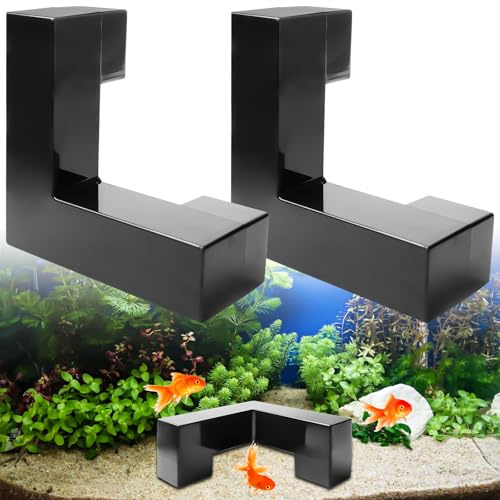 Aquarium Tunnel Unterirdischer, 2 Stück Aquarium Versteck Eck Aquarienhöhle Dekoration Tunnel Höhle Fisch Und Garnelenversteck Versteck Ecktunnel Aquarienhöhle für Kleine Garnele Fisch Verstecken