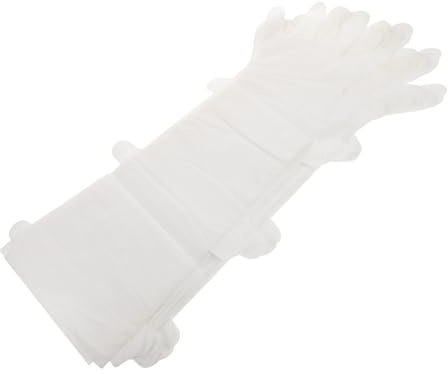 iplusmile 10 Paare Lange Einweg-handmasken Für Handpflege Touchscreen-kompatibel Mit Wachshandschuh-innenfutter Wärmedämmende Badematte