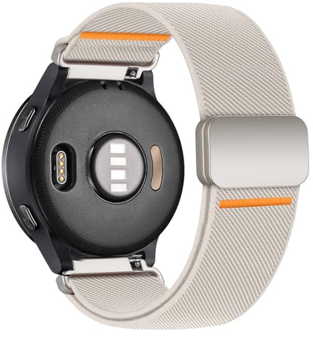 22mm Elastic Magnetic Straps for Samsung Galaxy Watch 3 45mm/Gear S3 Band Men Women,Stretchy Nylon Sport Strap for Garmin Venu 3 2/Forerunner 255 265/Vivoactive 4,for Huawei Watch GT 5 4 3 2 Pro 46mm