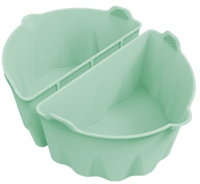 ETUCYNG Silicone Slow Cooker Liner - 1 Pair Suitable for 6-8 L Kitchen Utensils | Reusable Silicone Slow Cooker Divider - For Family Celebrations Banquet Festive Dinner