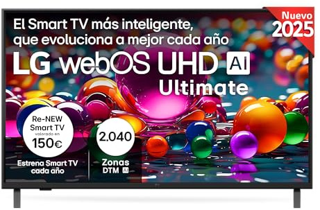LG Smart TV UHD Ultimate AI 43UA75006LA – 43 (109 cm) 4K UHD, HDR10 Pro, webOS 25, α7 Gen8, Dolby Digital Plus, VRR, HDMI x3