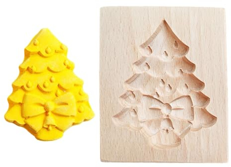 Trä Småkaksform Jultomte Snögubbe Återanvändbar