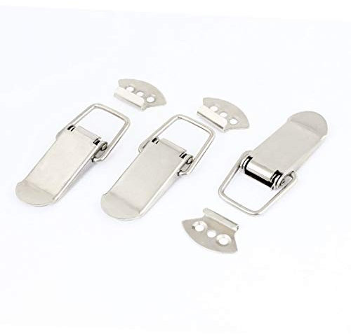 New Lon0167 3 set En vedette 5,5 cm efficacité fiable ton argent ton sur ressort à bascule loquet bascule pour étui(id:e49 6b 3c b87)