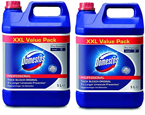 Domestos Extended Germ Kill Bleach, 5 L - 2 Pack