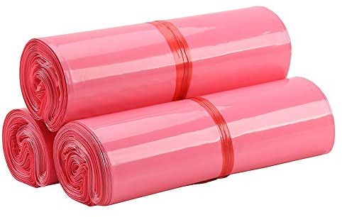 YGLONG Versandbeutel 100 stücke Bunte Express Neue Kurierbeutel Selbstklebende wasserdichte Feuchtigkeitsgemäße Kunststoff Polyumhüllgeschenk Versandbeutel Versandbeutel Plastik FüR Kleidung