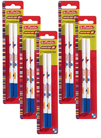 Herlitz Tintenlöscher Superhai, Strichstärke: 1 mm 10er Pack