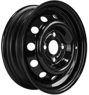 UNITRAILER Cerchio in acciaio nero 13 pollici 4Jx13 per rimorchio 4x100 mm