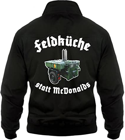 Spaß Kostet Herren Winter Harrington Jacke Oldschool Pin up Alles gegen Bares Größe S - 5XL