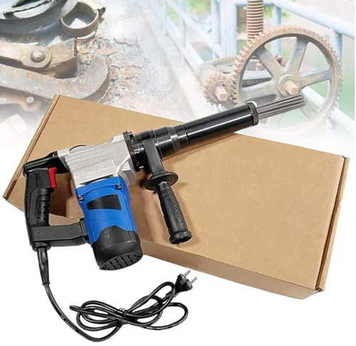 Cashwise Escalador de Aguja eléctrica de Mano, máquina de Limpieza de removedor de óxido Tipo Aguja, Pistola de desarriación de Aguja para Eliminar el óxido, el Tubo de Acero de Pintura de escoria