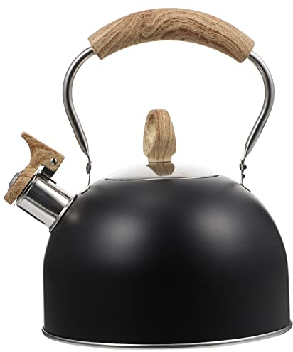 LeGDOr Whistle Kettle Water Heater for Tea Whistling Coffee Pot Tea Boiling Kettle Tea Heater Metal Gas Portable Water Heater Home Teakettle Classic Boil Teapot Stainless Steel Travel