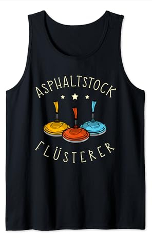Asphaltstock Flüsterer Stocksport Stockschützen Eisstock Tank Top