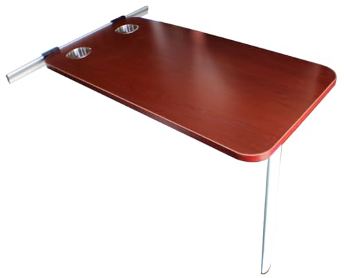 Wohnmobiltische, Getränkehalter, Wandtisch Klappbar, Esstischersatz, Wandklapptisch, für Wohnwagen, Wohnmobil(Red)