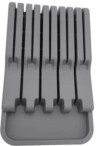 Organizzatore per cassetti per coltelli - Vassoio portautensili, divisore per cassetti per posate | ABS Vassoio portacoltelli Organizer universale per cassetti portacoltelli per coltelli da cucina