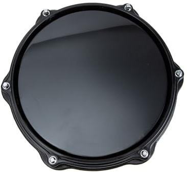 Generisch blödes Drumpad Trommelversorgung Drumpad für Anfänger Übungs-Pad-Drum-Kit Lutscher üben drum pad schlagzeug matte drum+pad Metronom für Kindertrommeln Schlagzeug-Metronom Eva Black