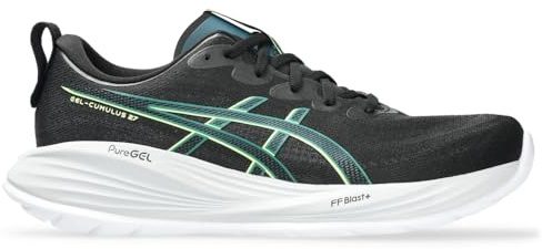 ASICS Homme Gel-Cumulus 27, Black Lucid Yellow, 43.5 EU