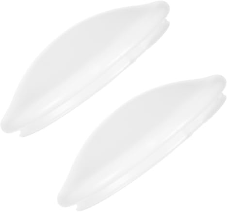 VILLCASE Pantallas Para Lámparas De Techo Redondas De Pvc Cierre Giratorio, Cubiertas De Repuesto Para Dormitorios, Cocinas y Baños, Diámetro Abierto 18,7 Cm, Pack De 2 Unidades