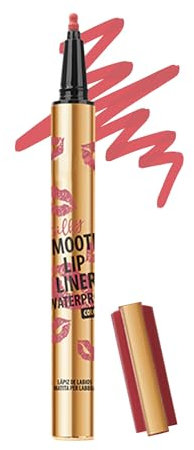 Matte Lipliner Wasserfest, Langanhaltender Wischfester Lip Mark Pencil, Hochpigmentierter Flüssiger Lippenstift, Smooth Moisturizing Lippenkonturenstifte Lipgloss, Natürlicher Tattoo-Effekt-12# Rose