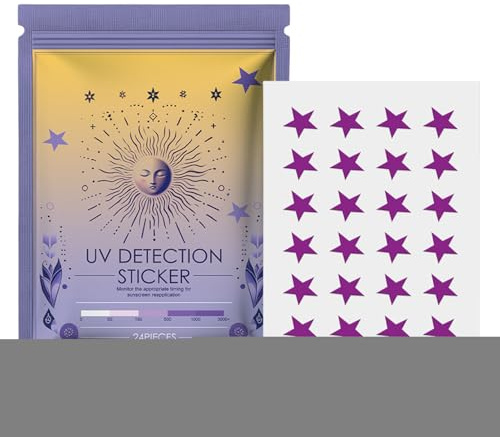 Sunscreen Stickers, Sunscreen Stickers Reapply Reminder, Sweat-Resistant Personal Care Products, Portable Face Sunblock Patches Portable for Women Men Kids