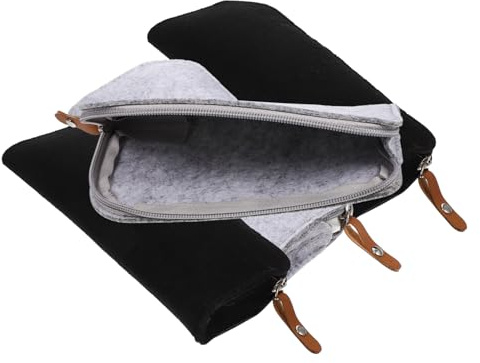 CIYODO 4 Stück Handliche Filz Federmäppchen mit Reißverschluss Strapazierfähige Kleine Taschen für Schule und Outdoor Multifunktionale Aufbewahrungstaschen für Rucksack und Aktentasche
