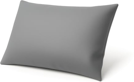 Physiofit24 - Kopfkissen, Couchkissen, Therapiekissen, Sitzkissen, Stützkissen aus Kunstleder, 40x30cm (Chrom Grau)