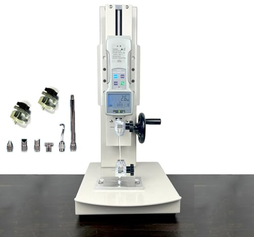 Digital Force Gauge Push Pull Tester with Probes and Hand Crank Bench for Sports and Research Applications