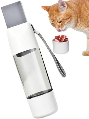 Botellas de Agua para Perros Vaso de Alimentación para Mascotas | Dispensador de Agua para Perros de Exterior para Acampar, Senderismo, Viajes, Paseos, Excursiones, Hogar, Dormitorio,
