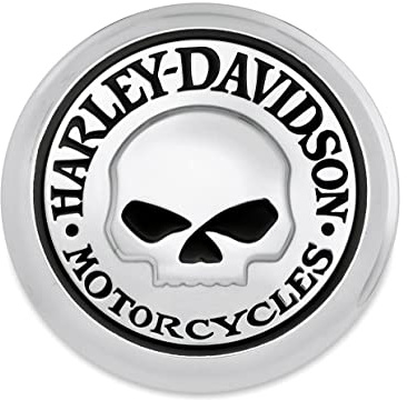 Harley-Davidson Motorrad Tankdeckel-Medaillon Willie G Skull für Modelle ab '83