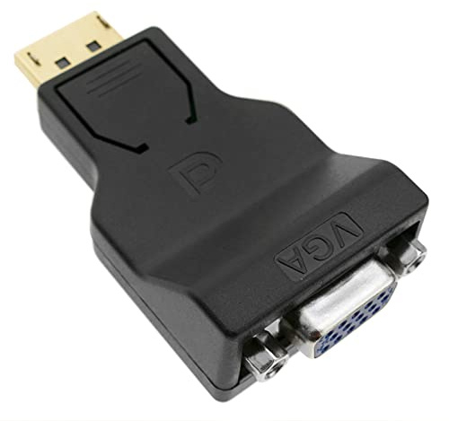 BeMatik - Adaptador Compacto de DisplayPort Macho a VGA Hembra