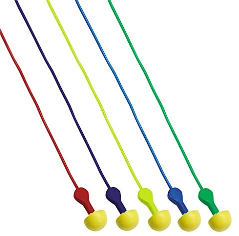 3M E-A-R Express Pod Plugs Corded Earplugs, Hearing Conservation Assorted Color Grips 311-1115 in Pillow Pack (Pack of 100)