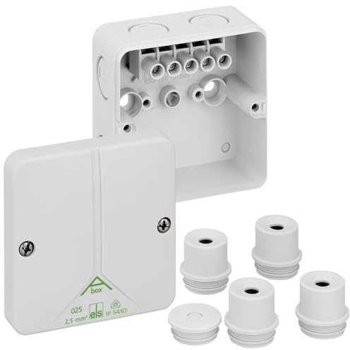 Spelsberg Abox m 025-2,5² Anschlussdose 80740701 (L x B x H) 82 x 82 x 51 mm grau IP65
