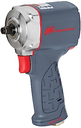 Ingersoll-Rand 15QMAX Druckluft-Schlagschrauber 3/8 Zoll, Kompakt Schlagschrauber, Maximales Drehmoment mit Leiser Technologie, Pneumatisches Werkzeug
