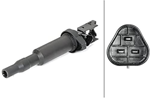HELLA 5DA 193 175-491 Zündspule - 12V - 3-polig - Kerzenschachtzündspule - gesteckt