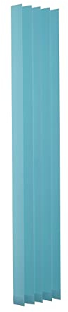Ventanara® 13 Lamellen einzeln türkis 89mm Ersatzlamellen für Lamellenvorhang Vertikaljalousie 180cm