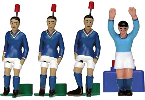 TIPP-KICK World Cup Classics - Italy 1982 World Champions Player Set Including Kicker, Top-Kicker, Star-Kicker Goalkeeper I Football Accessories