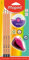 Maped - Starter Set für Schüler aus FSC-zertifiziertem Holz- 3x Bleistift BLACK'PEPS, 1x Radierer ZENOA, 1x Anspitzer CLEAN - grün, pink, blau - zufällige Farbauswahl, 5 Stück (1er Pack)