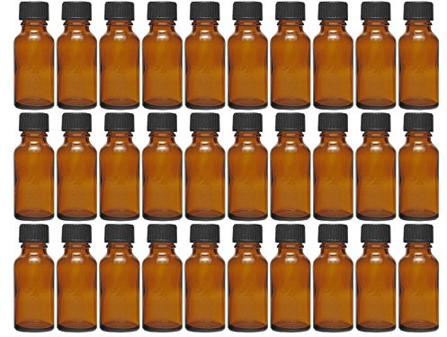 hocz 10 x 30 ml Tropfflasche mini Glasflaschen mit Tropfeinsatz | Farbe Braunglas | Füllmenge: 30 ml | Apothekerflasche | Dosierung von Flüssigkeiten E-Liquids