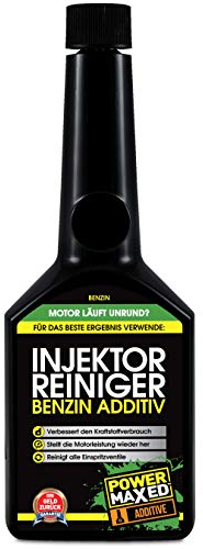 Power Maxed Injektor Reiniger Benzin 325 ml – Reinigt Einspritzdüsen & senkt Verbrauch – Für ruhigen Motorlauf, bessere Gasannahme & weniger Abgase
