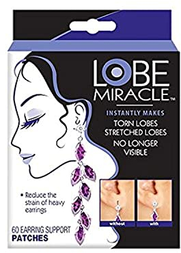 Lobe Miracle Ear Lobe Support Patches, 60 Count