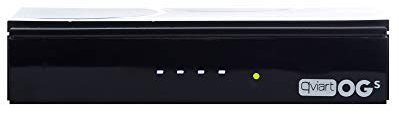 Qviart OGs Ricevitore Stalker Multimedia Streaming Satellite Linux LAN Ott DVB-S2 Multistream Full HD 1080p H.265 con QTV Online TV/USA Elenchi di canali Linux E2 e modifica le tue liste con Dreambox